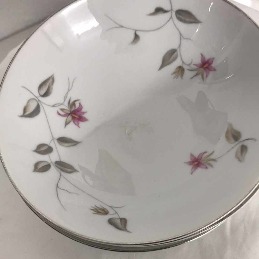 Mikasa Fine China from Yamaha, Japan Antique Floral bowls - Picture 3 of 7